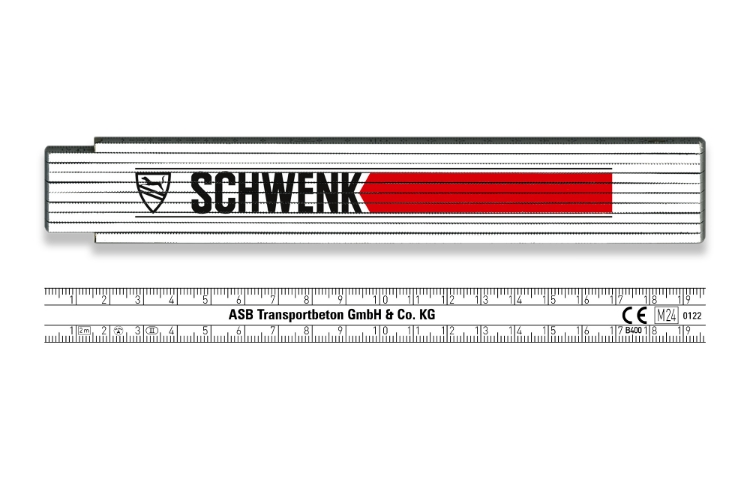 Bild von Meterstab 2m personalisierbar 