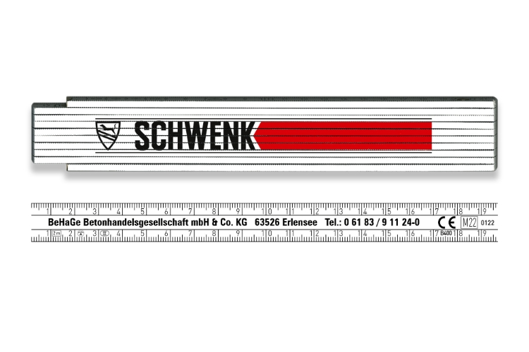 Bild von Meterstab 2m personalisierbar 
