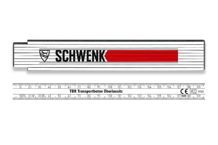 Bild von Meterstab 2m personalisierbar 