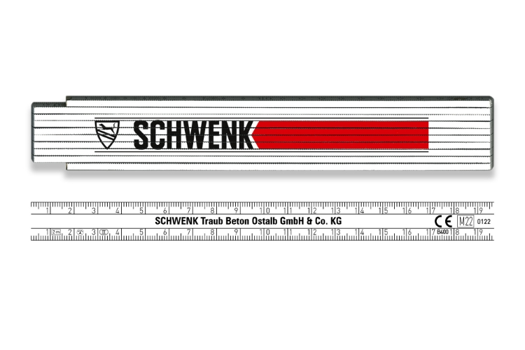 Bild von Meterstab 2m personalisierbar 