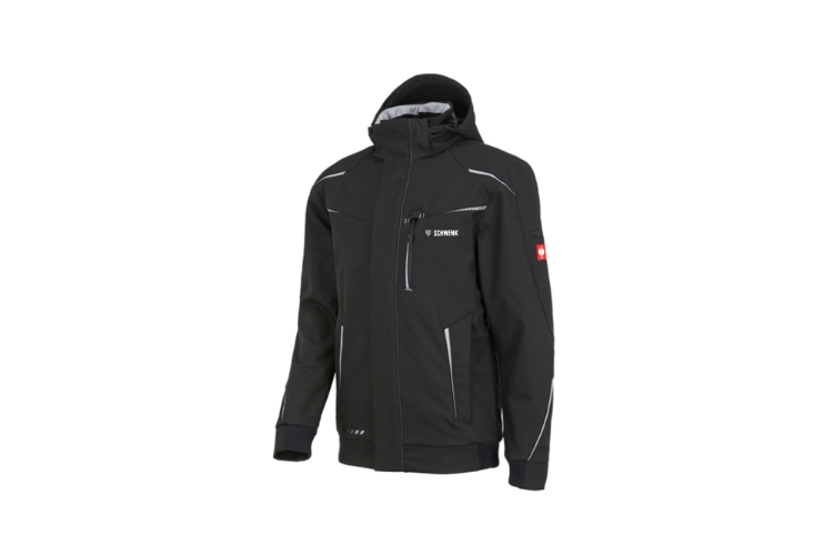 Bild von Herren Winter Softshelljacke e.s.motion 2020 schwarz / platin
